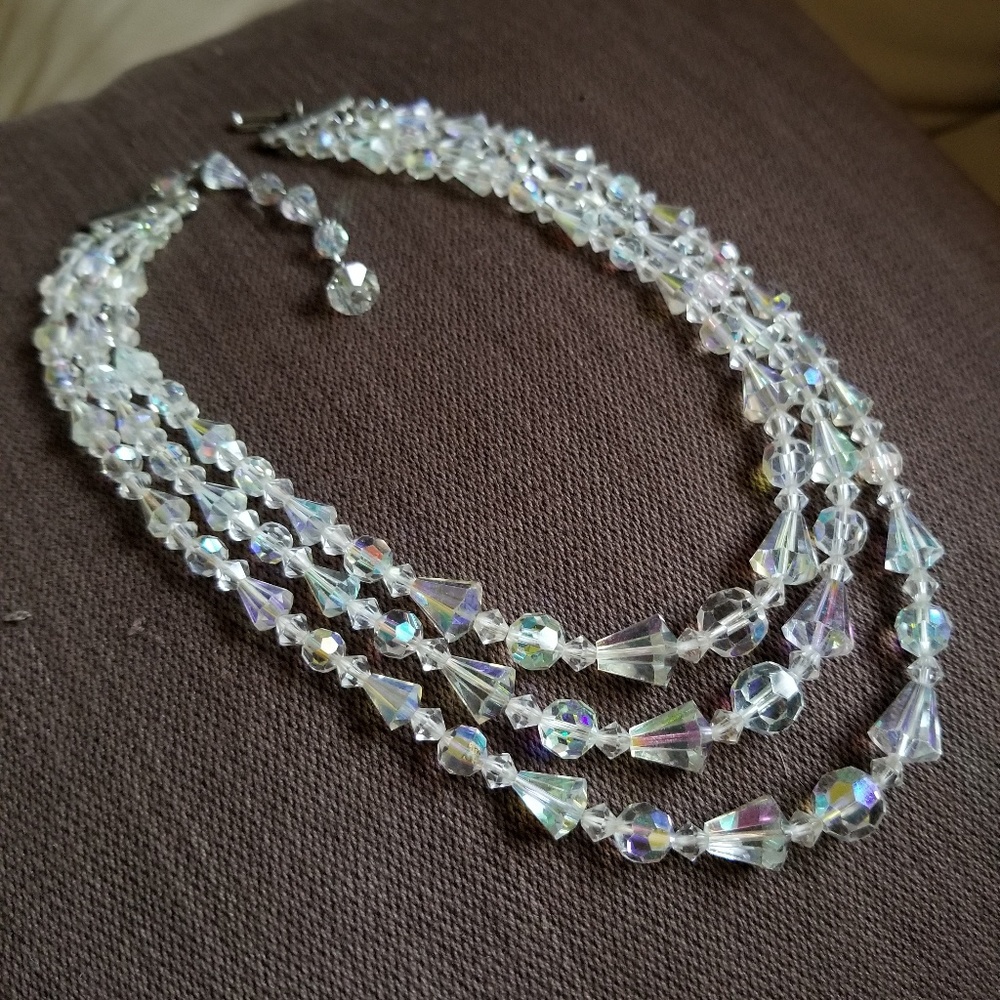 Vintage crystal necklace
